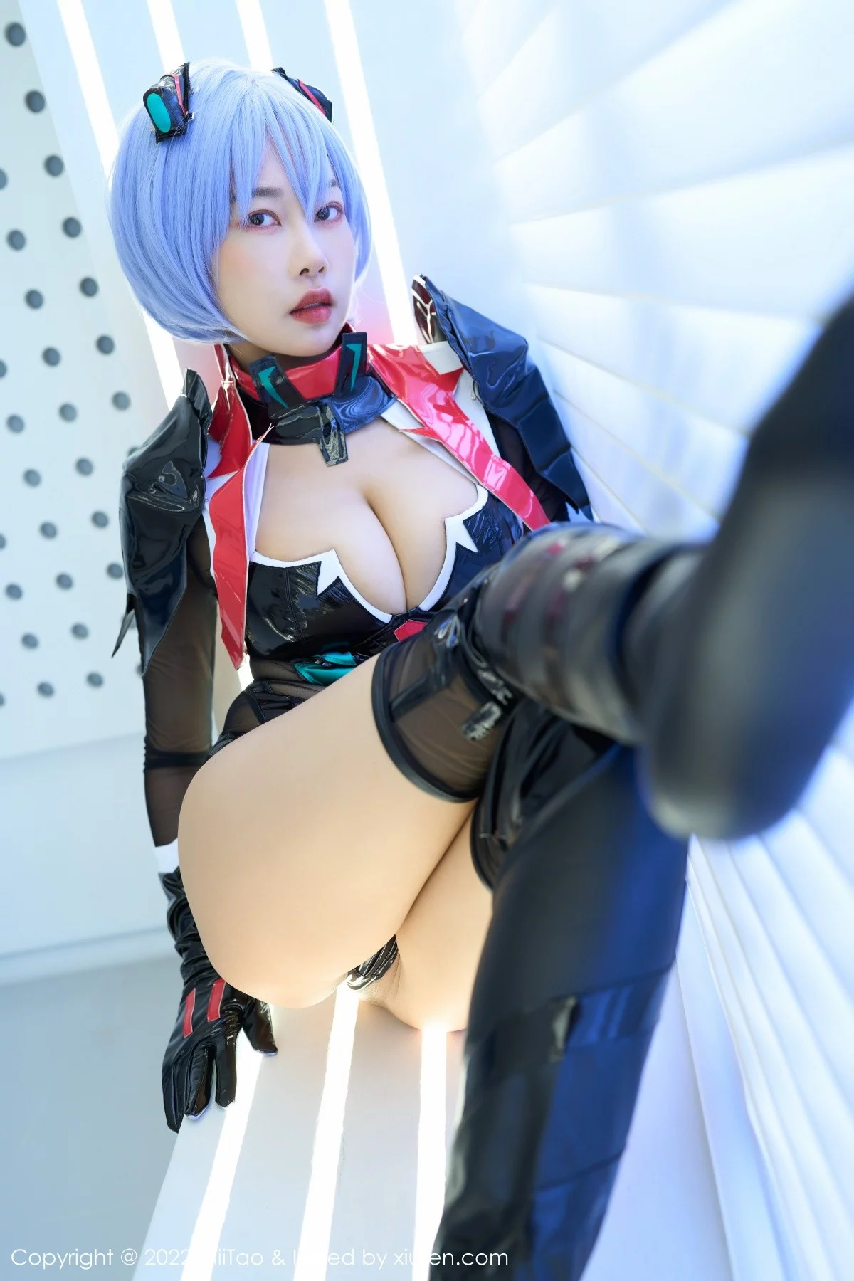 Xrmnw.Com[MiiTao蜜桃社]Vol.148_新人模特梦乃Mandy私房Cosplay主题低胸连体衣秀豪乳诱惑写真73P