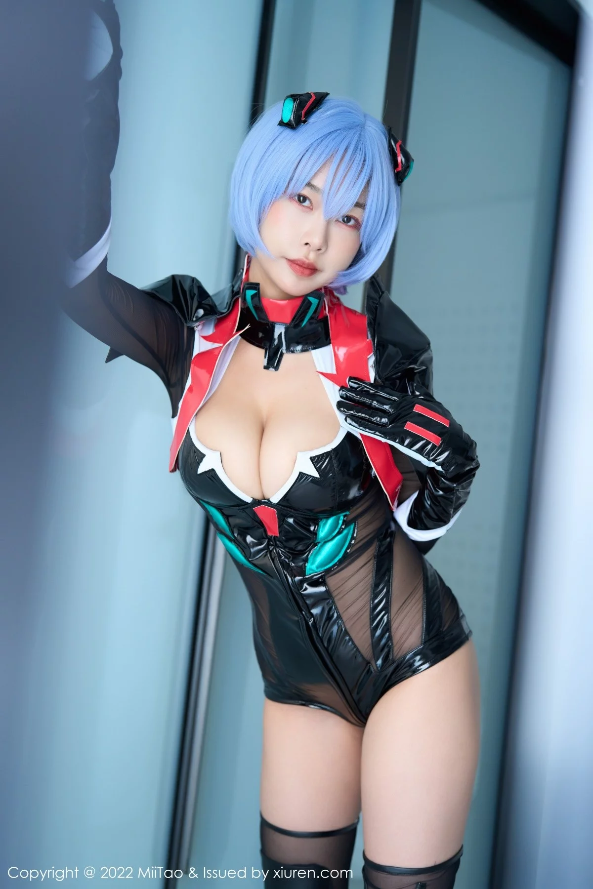 Xrmnw.Com[MiiTao蜜桃社]Vol.148_新人模特梦乃Mandy私房Cosplay主题低胸连体衣秀豪乳诱惑写真73P